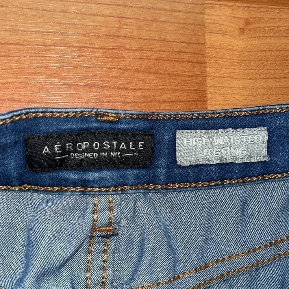 Aeropostale women’s skinny jeans high waisted jeggings size 6